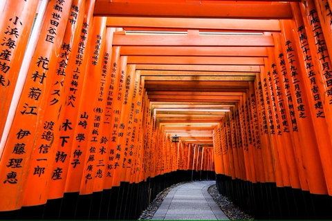 Depuis Osaka/Kyoto : Excursion privée d&#039;une journée à Kyoto et Nara