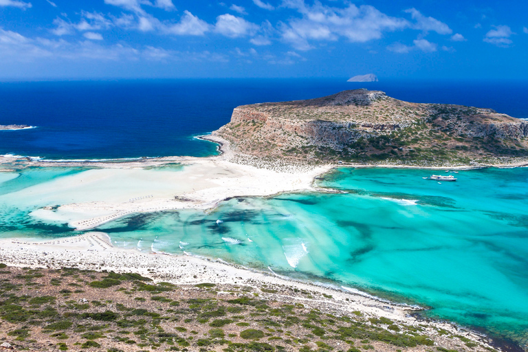 Vanuit de gebieden van Chania: Dagtrip Gramvousa-eiland en Balos-strandOphalen vanuit Kalyves en Almyrida