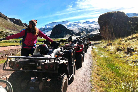 Cusco:Rainbow Mountain by Red Valley ATV Quad Bikes + meals