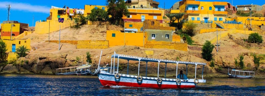 Depuis Assouan : Excursion privée de 2 heures en felouque sur le Nil