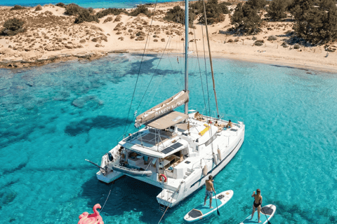 Ierapetra: All-inclusive Catamaran Cruise to Chrissi Island Morning Cruise W/Transfer from Heraklion Town - Koutsouras