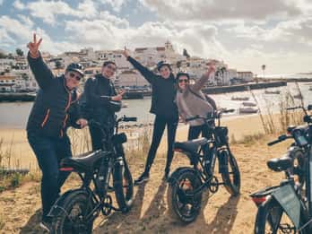 Carvoeiro y Ferragudo: Tour privado en Fat Bike