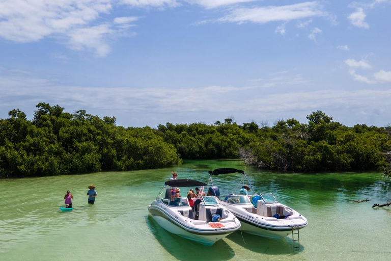 Key West: Wycieczka prywatną łodzią na piaszczystą plażę i pływanie