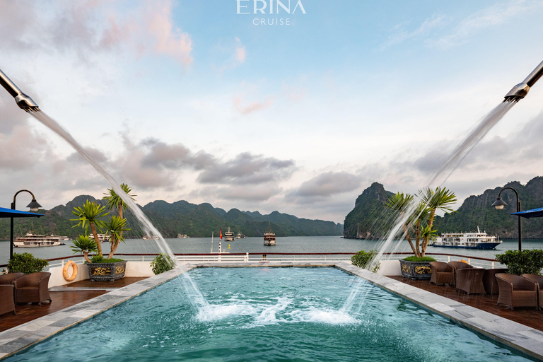 Vanuit Ninh Binh: Luxe Erina Lan Ha Bay Cruise 2-3 Dagen ReisErina 3 Dagen 2 Nacht