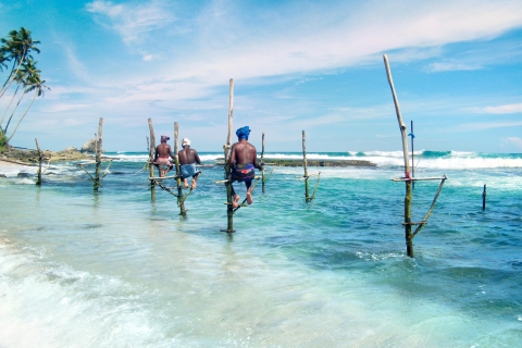 Desde Colombo: Excursión de un día a Bentota y excursión a la playa de Hikkaduwa