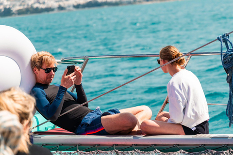 Hammamet: Catamaran Cruise with Swim and Hotel Transfer