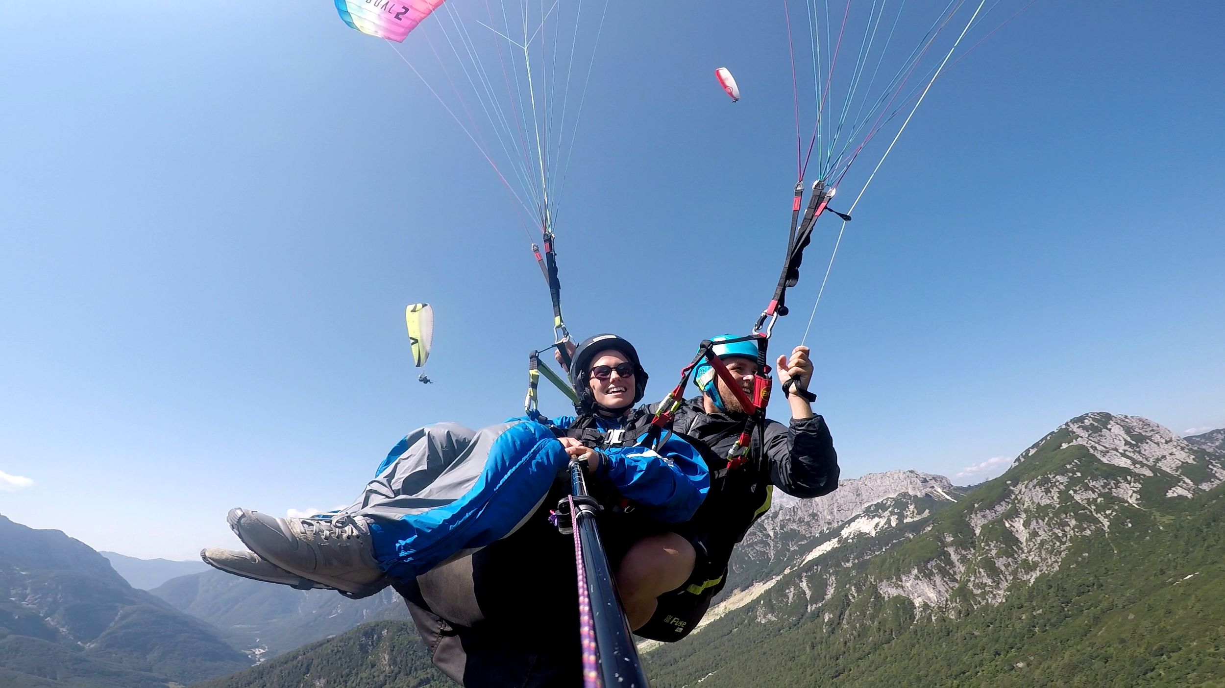 Bovec: Tandem-Gleitschirmfliegen in den Julischen Alpen