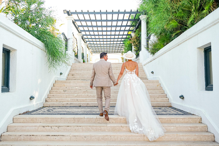 Portraits à Rhodes : Visite privée d&#039;un photographe de vacances3 heures + 75 photos sur 3 sites