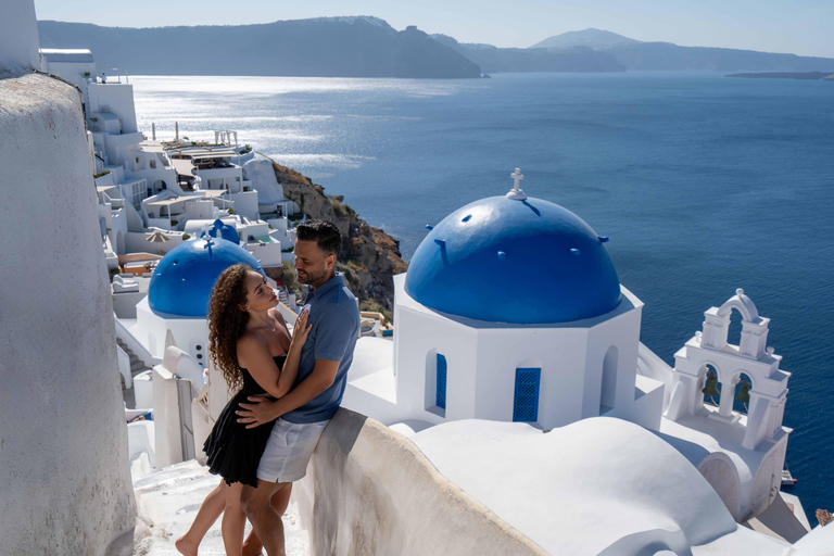 Santorini: Fotosessie met een professionele fotograaf