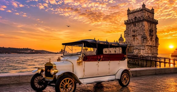 Lisbon Private Vintage Tuk-Tuk Tour with a Local Guide