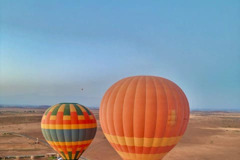 Hot air balloon Marrakech Fly in sky Morocco