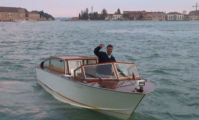 venise transfert en bateau à santa maria elisabetta