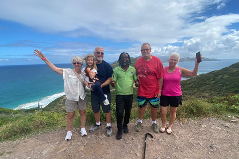 St. Kitts: Panoramic Full Island Tour with Lunch and Beach