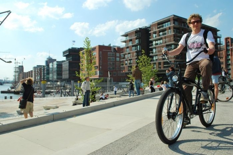Hamburg: fietstour van 3,5 uurPublieke tour in het Duits