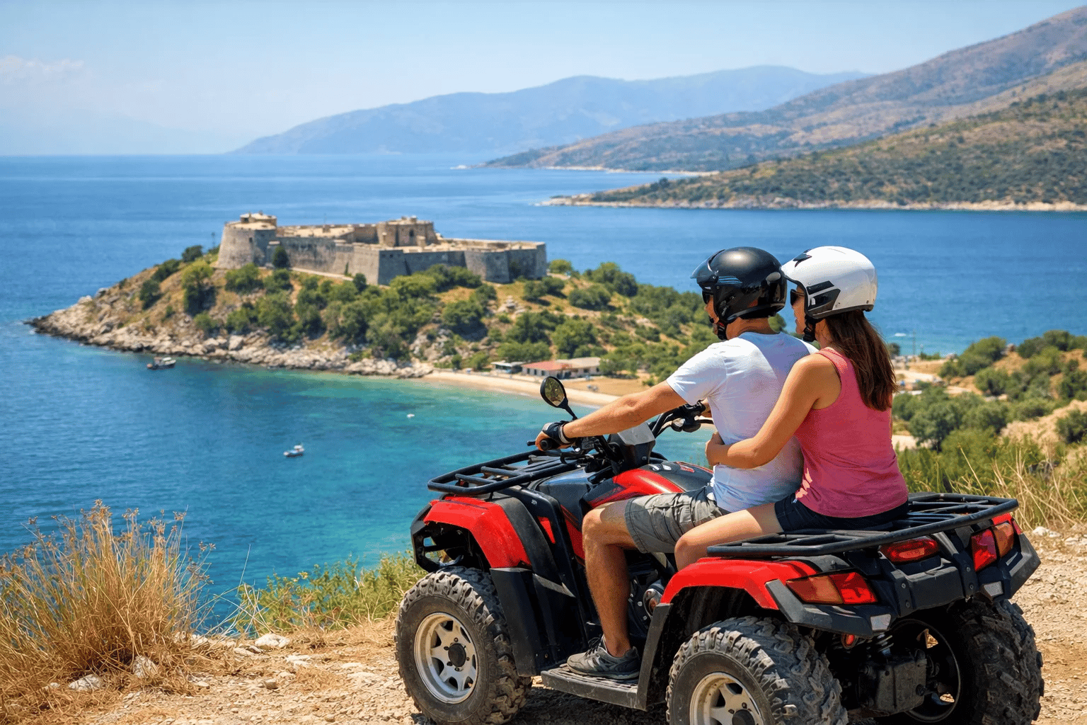 Touristic | Panoramatour mit dem Quad durch Himarë mit Zwischenstopp in Porto Palermo