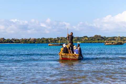 Ilha Wasini: Cruzeiro de Dhow para a Ilha Wasini com mergulho com snorkel