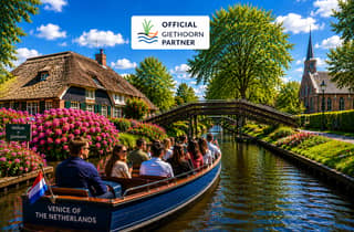 Amsterdam: Tour durch das Märchendorf Giethoorn & Grachtenfahrt
