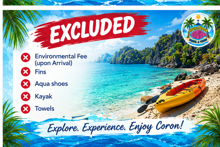 Coron: 6-Day Guided Tour with Hotel, Breakfast, and Tours