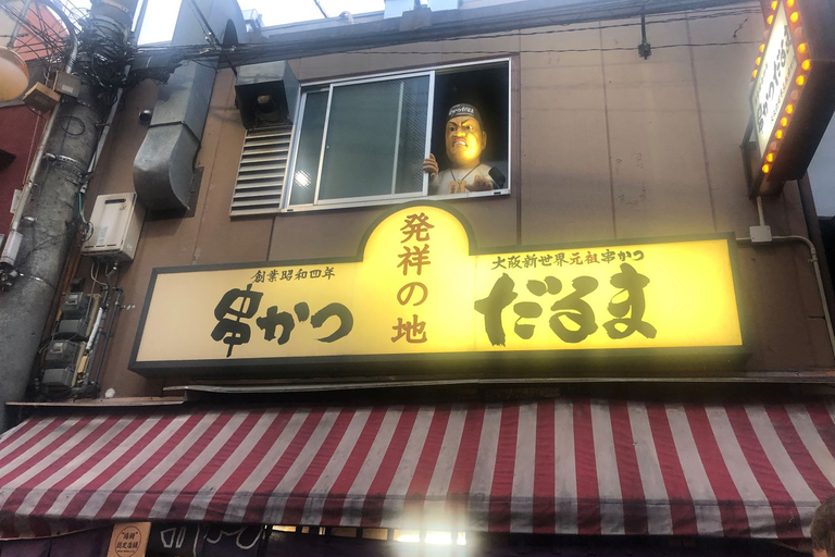 Osaka: Tour gastronomico guidato di Shinsekai con 15 piatti