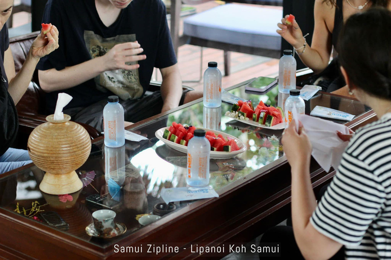 Koh Samui: Samui Zipline Adventure with Transfer service Zipline B - 16 Platforms