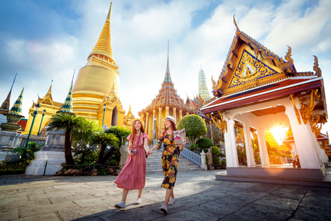 Bangkok: Grand Palace, Wat Arun, & Wat Pho Guided Tour