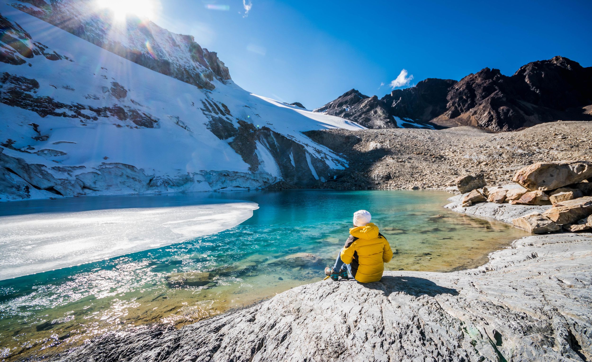 La Paz: Laguna Esmeralda und historische Strecke von Milluni