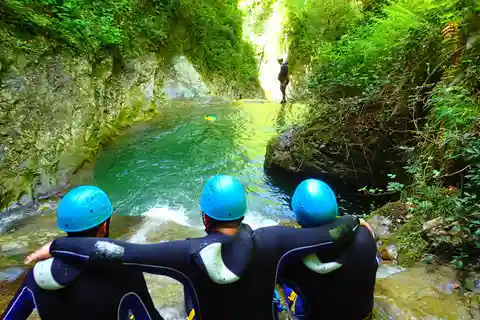 Entdeckung des unteren Teils der Ecouges-Schlucht