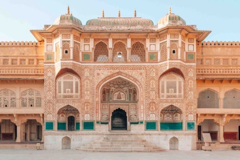 Jaipur: Visita de día completo de la ciudad con compras en coche de lujo.