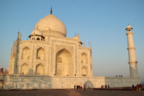 De Délhi: Passeio noturno em Agra com o Taj Mahal ao nascer do solTour Privado Sem Hotel