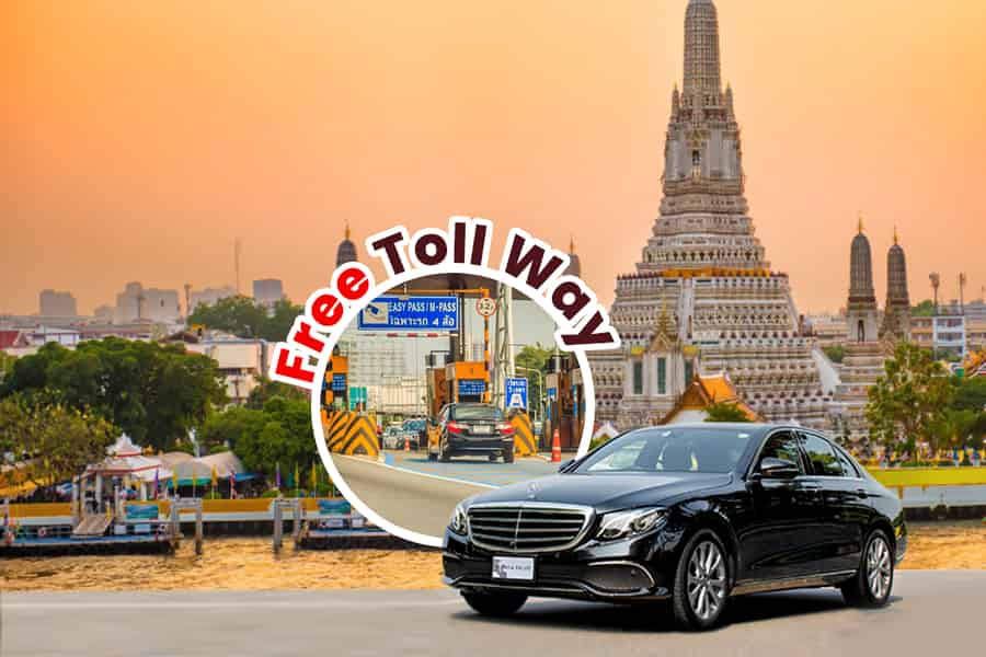 Don Mueang Flughafen: Privater Hoteltransfer mit kostenloser Mautstelle. Foto: GetYourGuide