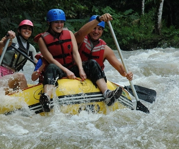 From La Fortuna: Zip-Line and Rafting Adventure