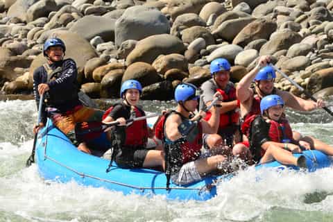 From La Fortuna: Zip-Line and Rafting Adventure