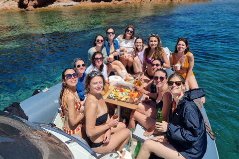Saint-Raphaël/Fréjus: Evjf/Evg boat trip, fun and adventure in the Var