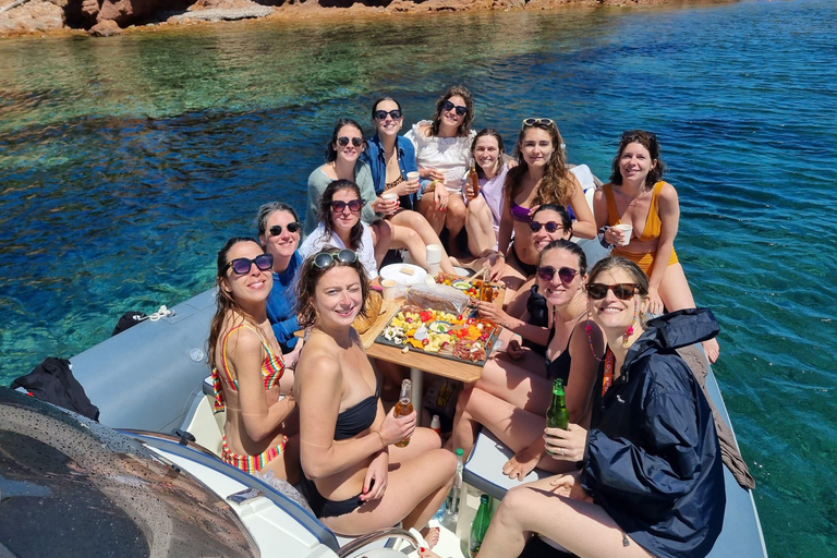 Saint-Raphaël/Fréjus: Evjf/Evg boat trip, fun and adventure in the Var