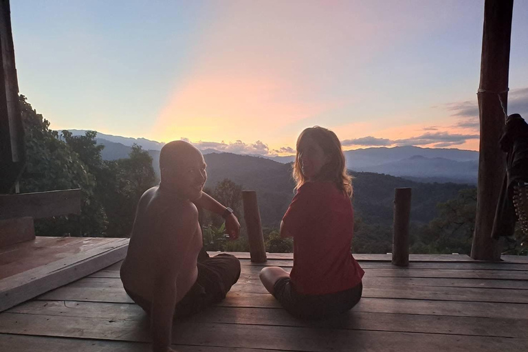 Chiang Mai: 2-Day Jungle Trek with Elephant Farm & Raft Ride Hotel Pickup and Drop-off (within Pickup Area)