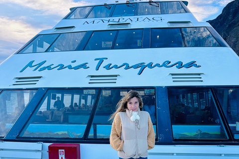 GLACIERS GOURMET Perito Moreno Navigation Full service VIP service *WITH* Transfer, Gourmet Menu & FOOTBRIDGES