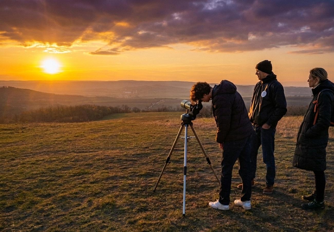 Balaton: Sonnenuntergangssafari & Sonnen-Teleskop-Erlebnis für Zwei