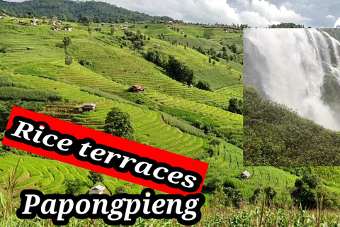 Os incríveis terraços dos campos de arroz de Ban Pa Pong Pieng. (Particular)