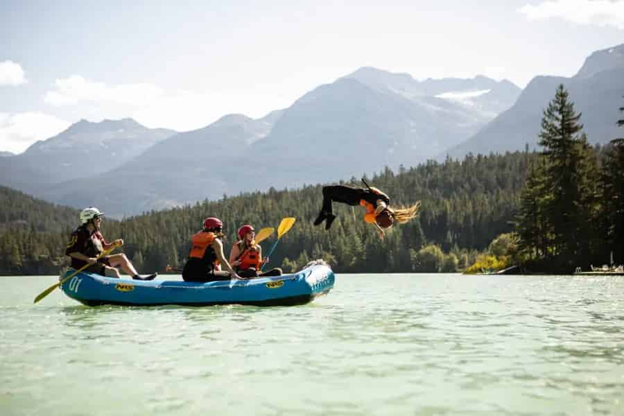 Whistler: Wildwasser-Rafting-Abenteuer auf dem Green River. Foto: GetYourGuide Whistler: Wildwasser-Rafting-Abenteuer auf dem Green River. Foto: GetYourGuide