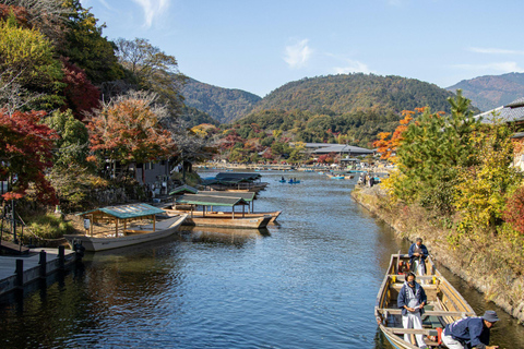 Kyoto: Arashiyama Highlights & Hozu River Boat Private Tour Private Tour (Boat Cruise & All Admission Tickets Included)