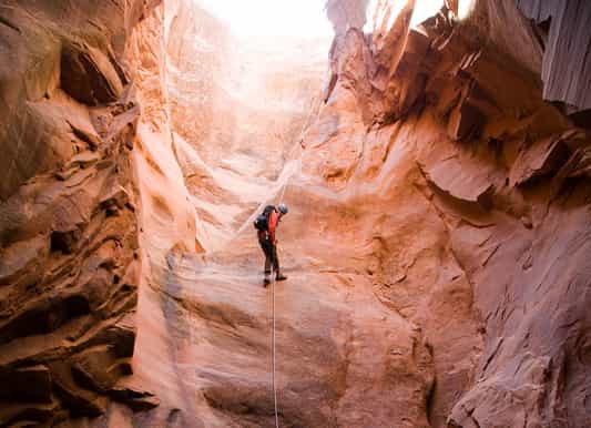 morning glory halfday canyoneering adventure in moab