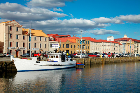 Excursão a pé pelo património de Hobart e cruzeiro ao farol de Iron Pot