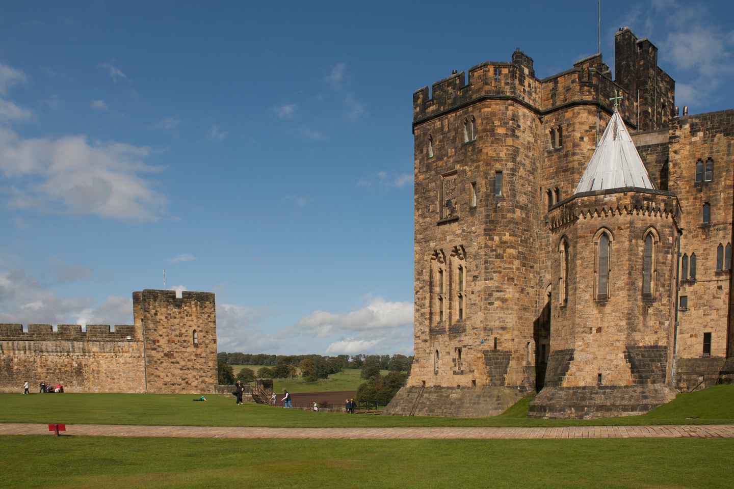 Depuis Édimbourg : Visite du Château d'Alnwick et Frontières Écossaises