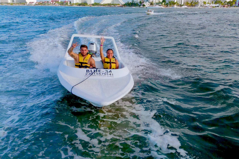 Cancun: Djungeltur, snorkling och båttur i lagunen