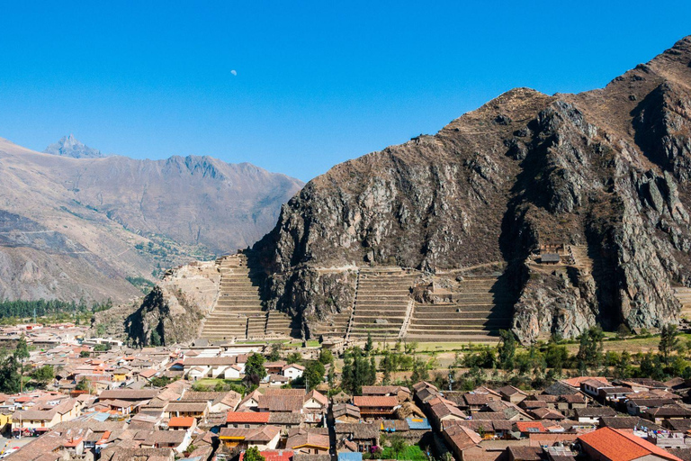 Llama Walk in the Inca Village of Ollantaytambo