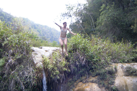 De Lanquin: visita guiada ao parque Semuc Champey e à caverna Kanba