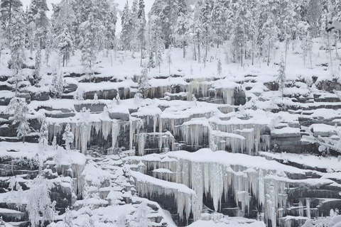 Rovaniemi to Ruka Roller Coaster & Korouoma Canyon Waterfall