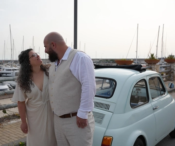 Palermo: Tour en Fiat 500 de época con fotógrafo personal