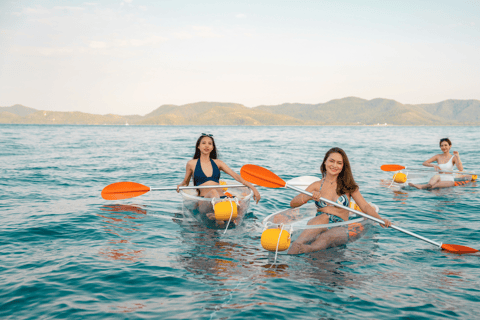 Pattaya: Festa do Pôr do Sol em Iate nas 3 Ilhas com DJ ao Vivo e BuffetPattaya: Festa ao pôr do sol em iate pelas 3 ilhas com DJ ao vivo e buffet