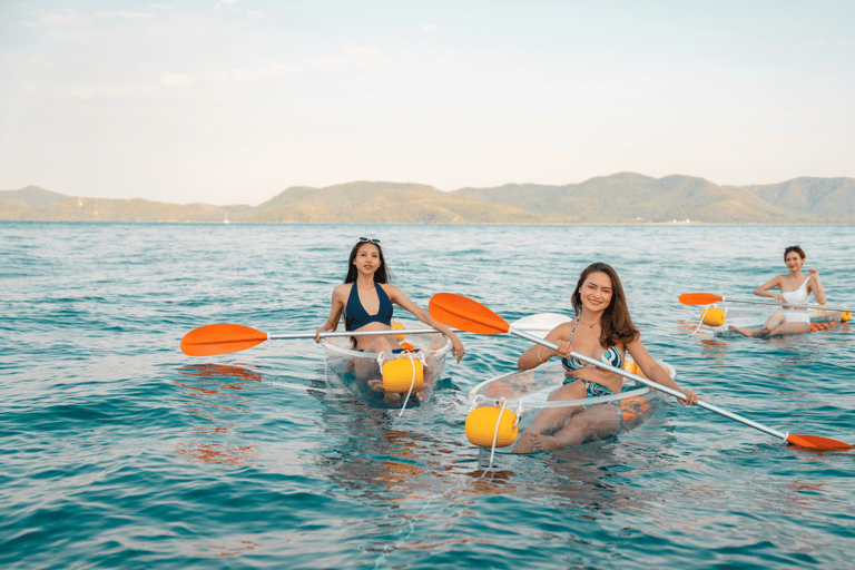 Pattaya: Festa do Pôr do Sol em Iate nas 3 Ilhas com DJ ao Vivo e BuffetPattaya: Festa ao pôr do sol em iate pelas 3 ilhas com DJ ao vivo e buffet